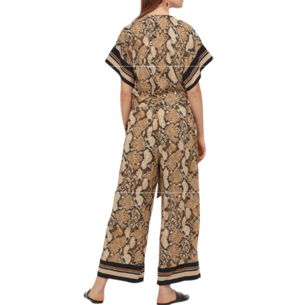 H & M Snakeskin Python Print Jumpsuit. Size 4 - image 2